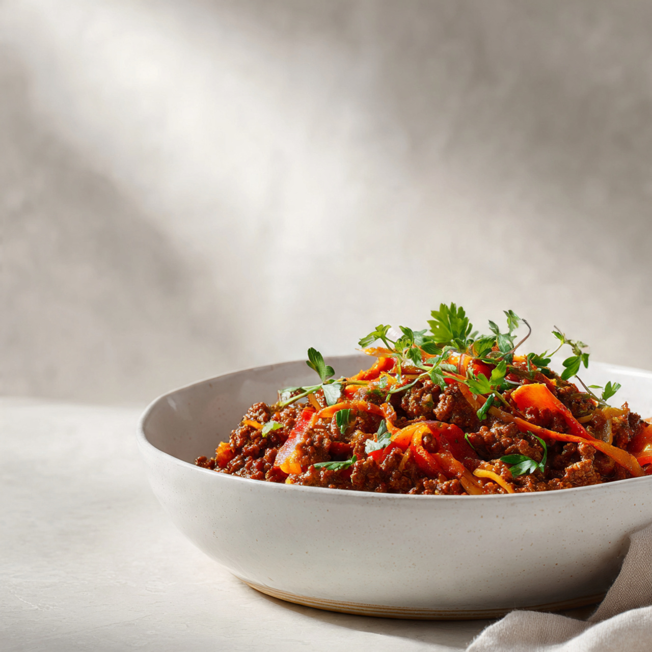 Slow Cooker Ground Beef Ramen