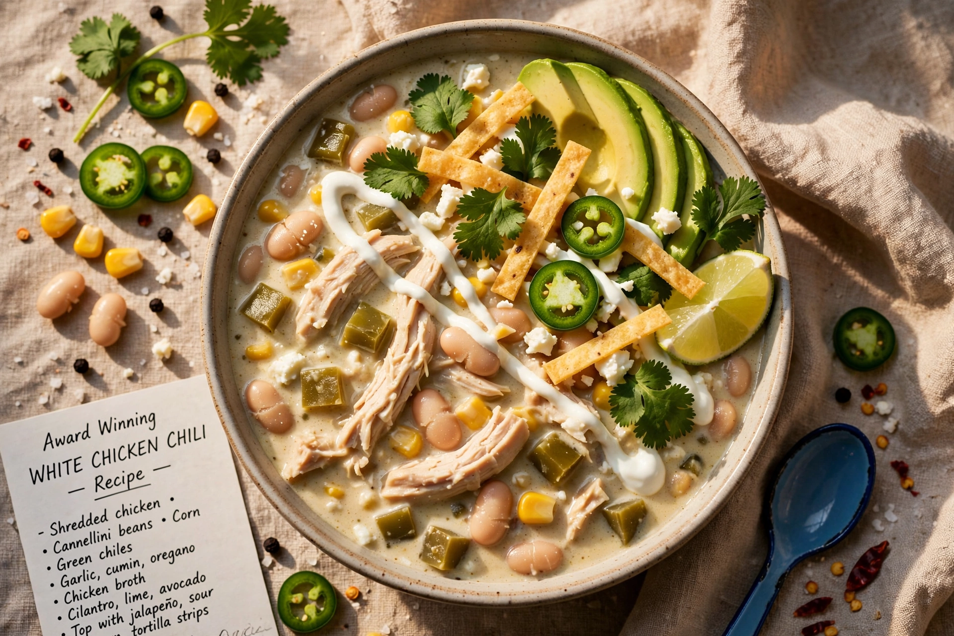 Award Winning White Chicken Chili
