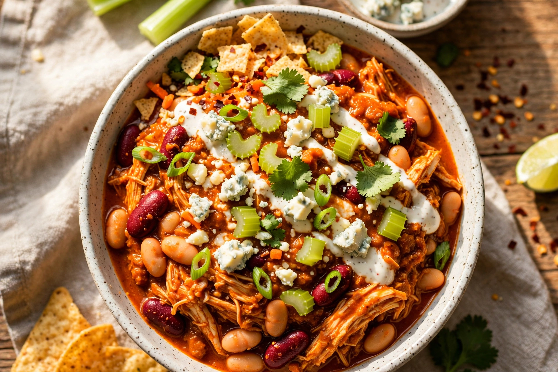 Buffalo Chicken Chili
