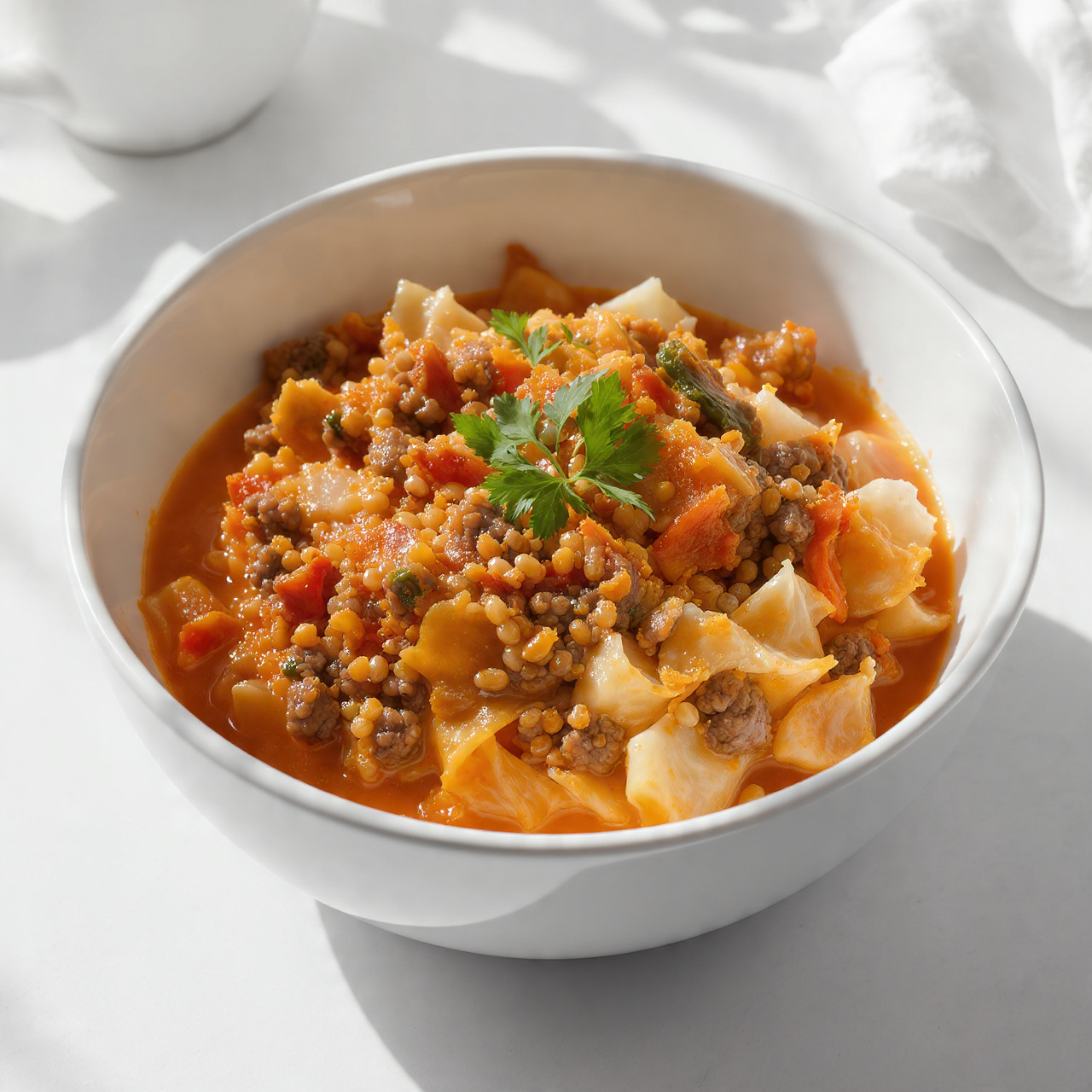 Ground Beef and Cabbage Skillet