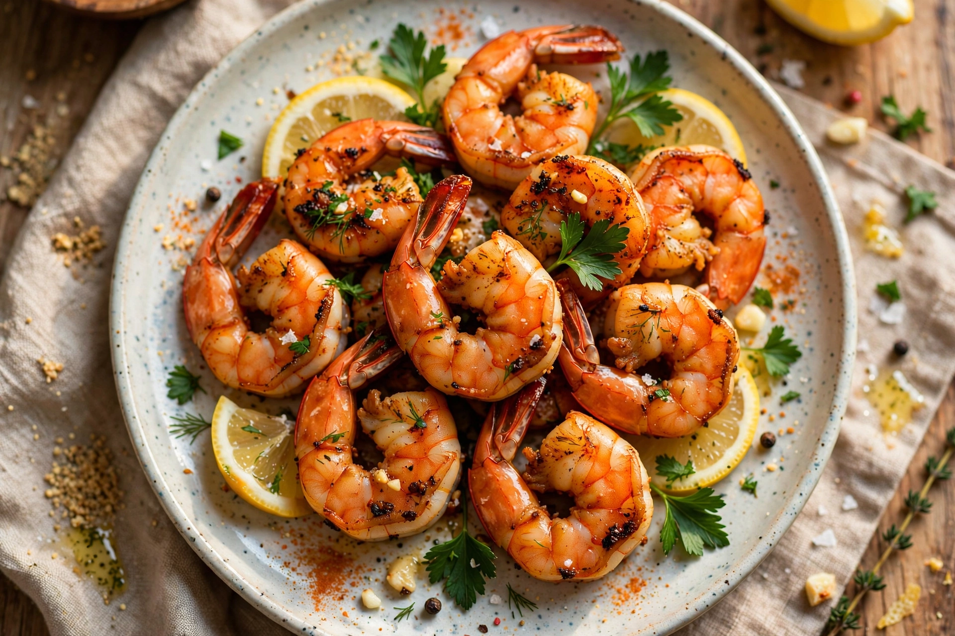 Old Bay Roasted Shrimp